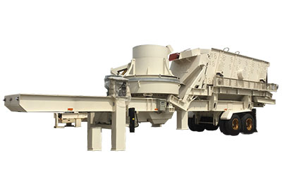 mobile VSI crusher station  