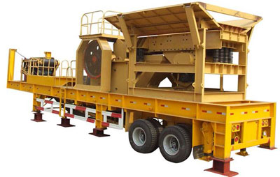 tire mobile crusher