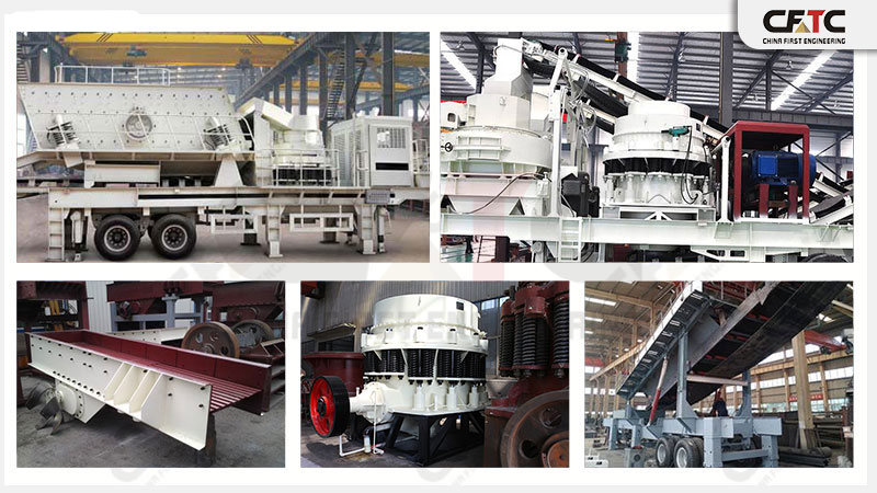 tire mobile cone crusher