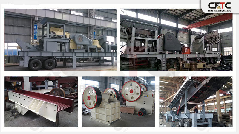 Tire Mobile jaw crusher