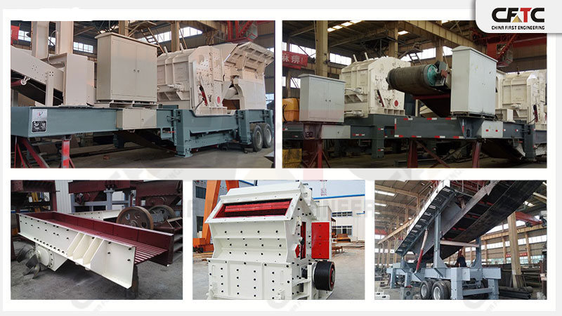 mobile impact crusher station shop